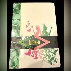 Wicked Themed Journal with Green and Pink Design. This Is A Target Exclusive.